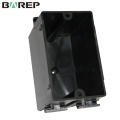 YGC-015 Wholesale black color standard square electric junction box